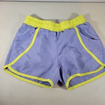 Columbia Shorts Girls Medium Purple and Yellowish Green Accents Pull On - £7.70 GBP