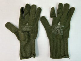 Glove Insert Type 75% Wool  25% Nylon OG-208 Size 4 Military -  New - $9.89
