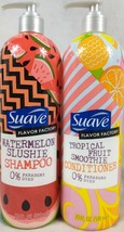 Suave Flavor Factory Watermelon Slushie Shampoo &amp; Fruit Smoothie Conditi... - $19.95