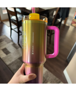 2024 Starbucks x Stanley Summer Sunset Gradient Yellow Pink 40oz Tumbler - $44.88