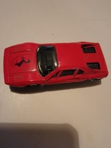 Vintage 1980s Diecast Toy Car Ferrari 208 GTB Red Made In Macau VTG 80s - $19.56