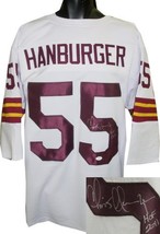 Chris Hanburger signed White TB Custom Stitched Pro Style Football Jersey 3/4 Sl - $116.95