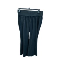 Liz Lange Maternity Womens Size 10 Black Pull On Pants Trouser Leg - $14.84