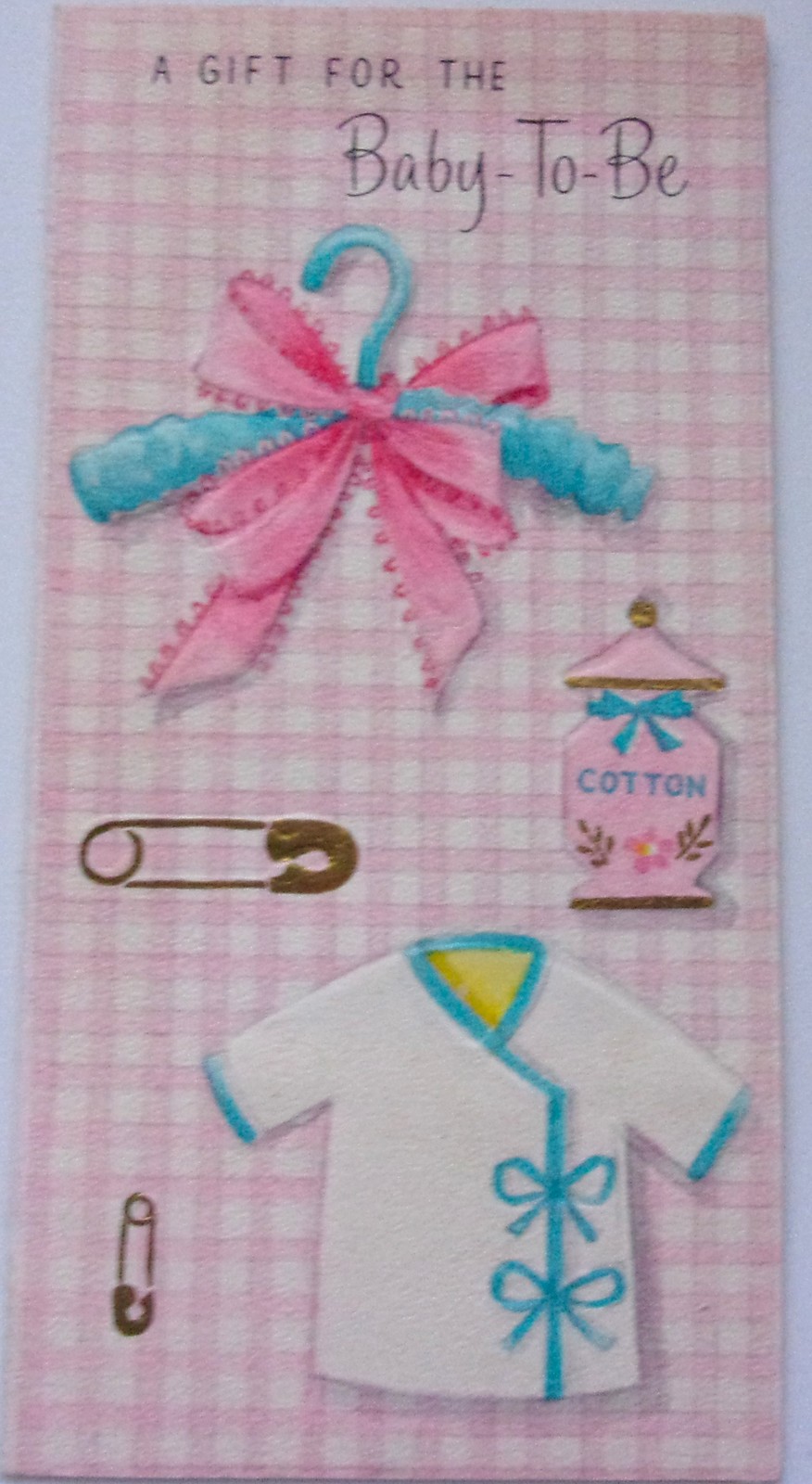 Vintage Hallmark A Gift for the Baby To Be Gift Card - $1.99