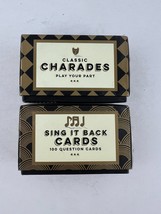 Bell &amp; Curfew Classic Charades Play Your Part &amp; Sing It Back Cards Games... - £9.33 GBP