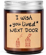 I Wish You Lived Next Door Lavender Scented Candles Best Friend, Friendship - £25.01 GBP