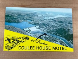 Vintage Postcard, Grand Coulee Dam, Washington, Coulee House Motel - $4.75