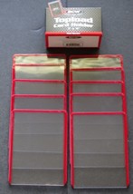 (10 Loose Holders) BCW Red Border Regular 20pt Card Top Loader Card Holder - $3.99