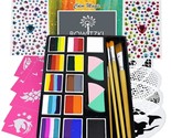 Professional Face Painting Kit For Kids Adults12 X 10Gm Face Paint Set S... - $49.99