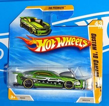 Hot Wheels 2010 HW Premiere Short Card #43 Custom &#39;10 Camaro SS Mtflk Green - $6.50