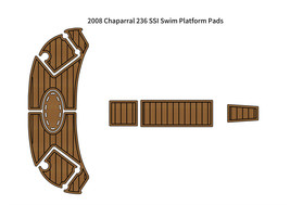 2008 Chaparral 236 SSI Swim Platform Pad Boat EVA Foam Teak Deck Floor P... - $320.00