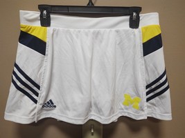 New Adidas Womens Skort Size Lage White Blue/Yellow Michigan Wolverines  - £17.75 GBP