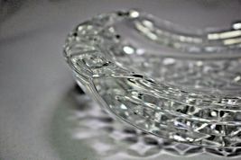 Curved Crystal Ashtray - 7" L x 4.5" W  x 2" H Made in Ireland No box image 11