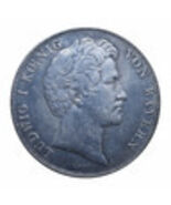 1835 Ludwig I Bavaria German Zollverein Commemorative Restrike Medal - $13.27