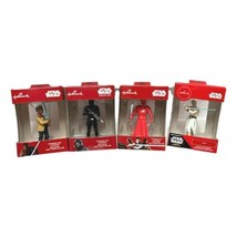 Hallmark Star Wars Ornaments Lot 4 Rey Finn Red Praetorian Black Series New Xmas - £52.57 GBP