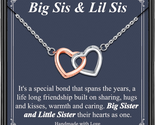 Mothers Day Gifts for Women Girls, Dainty Double Heart Necklace Gifts fo... - £21.54 GBP