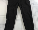 Lululemon Pants Mens 34 Black Straight Leg High Rise Zip Fly Stretch - $46.50