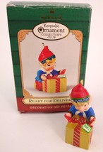  Vtg Hallmark Keepsake Ornament 2001 Ready for Delivery Collectors Club - £4.53 GBP