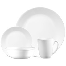 Corelle 16pc Dinnerware Set Winter Frost White - £47.78 GBP