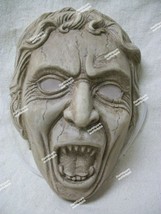 Licensed Dr Who Weeping Angel Costume Face Mask Creepy Old Stone Cracked Statue - $18.76