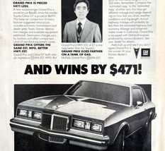 GM Pontiac Grand Prix 1980 Advertisement Vintage Automotobilia DWEE24 - $29.99