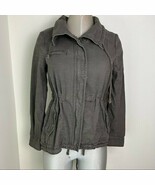 Anthro Hei Hei Ravenna Lattice Anorak Utility jacket coat Size Small lac... - $29.56