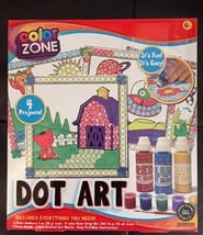 Color Zone Horizon Group Dot Art Craft Kit Ages 6+ Brand New in Package - $13.99