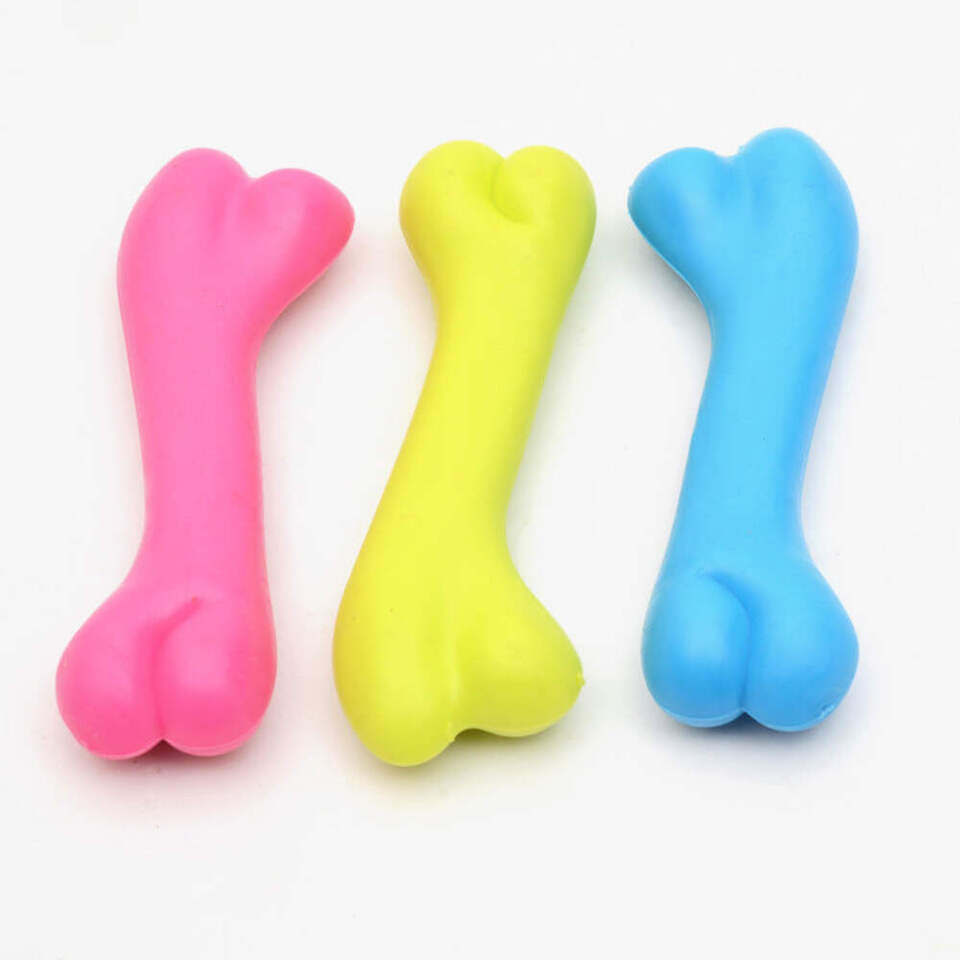 Rubber Bite Resistant Dog Bone Toy - $9.95