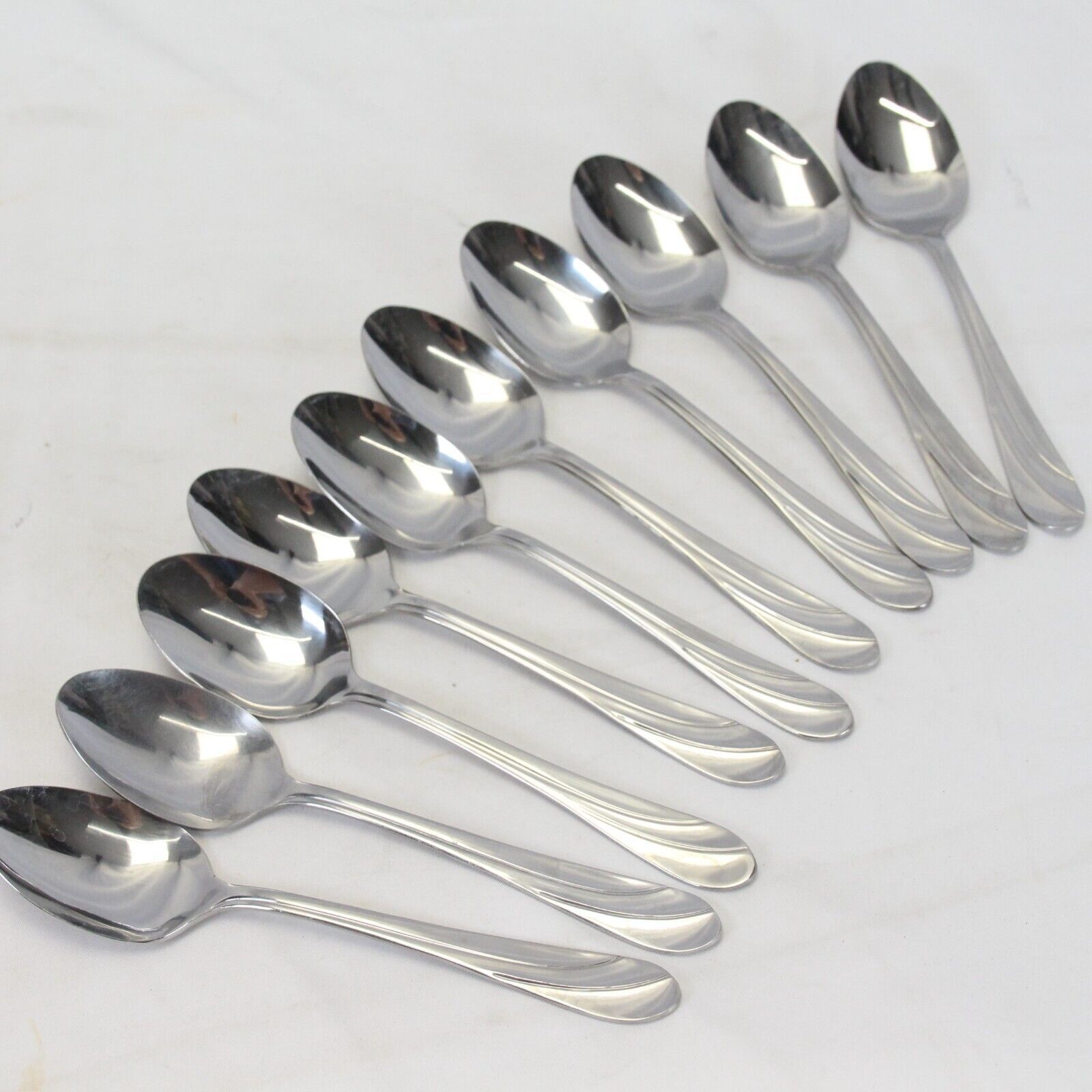 Hampton Wind Teaspoons 6.25" Lot of 10 - £27.09 GBP