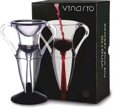 Vinario Premium Wine Aerator and Pourer for Red Wine + Stand &amp; Carrying Pouch - $17.55