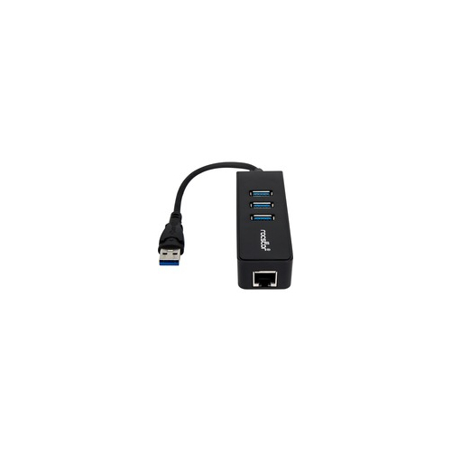 Rocstor Y10A179-B1 3 PORT PORTABLE USB 3.0 HUB W GIGABIT 1 - $52.12