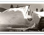 RPPC Cabina IN Inverno Snoqualmie Passaggio Washington Wa Ellis Foto 29 ... - $17.34