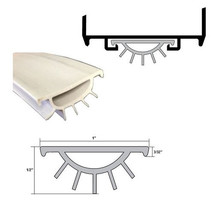 Gordon Glass® Pemko EV9GR Replacement Gray Vinyl Weatherseal for Door Botto - $320.58 MXN