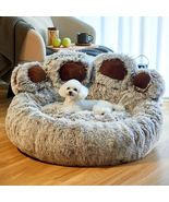 Dog Bed Cat Pet Sofa Cute Bear Paw Shape Comfortable Cozy Pet Sleeping B... - £28.86 GBP+