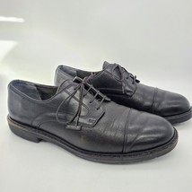 MEPHISTO Air-Relax Black Leather Cap Toe Shoes Shock Absorber Size Men&#39;s... - $44.50
