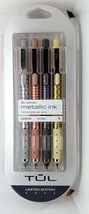 TUL Metallic Retractable Gel Pens Medium Point 0.8 mm Assorted Color 4 Pack - $45.53