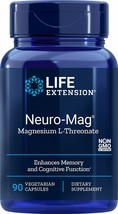 Life Extension Neuro-Mag Magnesium L-Threonate, 90 Vegetarian Capsules - £26.47 GBP