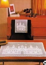 Turkish Delight Table Mat Chair Back Curtains Bedspread Crochet Patterns - £7.95 GBP