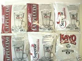 SUPERIOR CAPPUCCINO MIX SINGLE 2 LB BAG pick your flavor - £17.22 GBP - £19.57 GBP