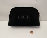 DIOR Beauty Black Velvet Cosmetic Makeup Bag Pouch - £23.97 GBP