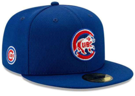 Chicago Cubs New Era 59FIFTY On-Field Batting Practice Hat Fitted 7 7/8&quot; Nwt - £33.96 GBP