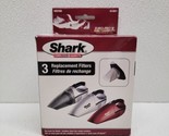 Shark Cordless Hand Held Vacuum 3 Replacement Filters - Model 43-6611 New! - $10.79