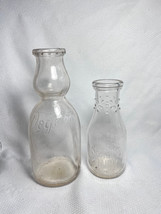 Vtg 1 Qy Deger&#39;s Phoenixville, PA Dairy &amp; Shaul&#39;s Dairy Pint Glass Bottl... - $29.95