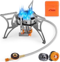 Wadeo 5800W Windproof Camping Stove, Camping Gas Stove With Piezo Igniti... - £28.11 GBP