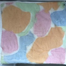 Vintage Emily Wetherby Women&#39;s Silk Scarf Square 22&quot;x22&quot; Water Color Droplets - £9.45 GBP