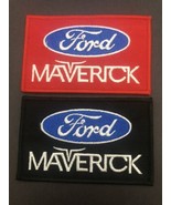 2 FORD MAVERICK SEW/IRON PATCH EMBROIDERED 2.5 INCH BLACK RED TRUCK COME... - $21.03 CAD