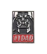 Darth Vader #1 Dad Enamel Pin - Star Wars Pin - Fathers Day Gift - New! - £4.69 GBP