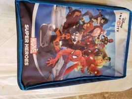 Disney Infinity Storage Marvel Super Heroes Canvas Stores Flat Blue -Fre... - $9.90