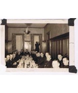 Antique Photo WW2 Era Armed Services Dinner At The Mess - £2.33 GBP