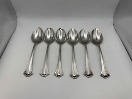Set of 6 International Lyon 18/8 Stainless RESPLENDENCE Place Soup Spoons - $59.99